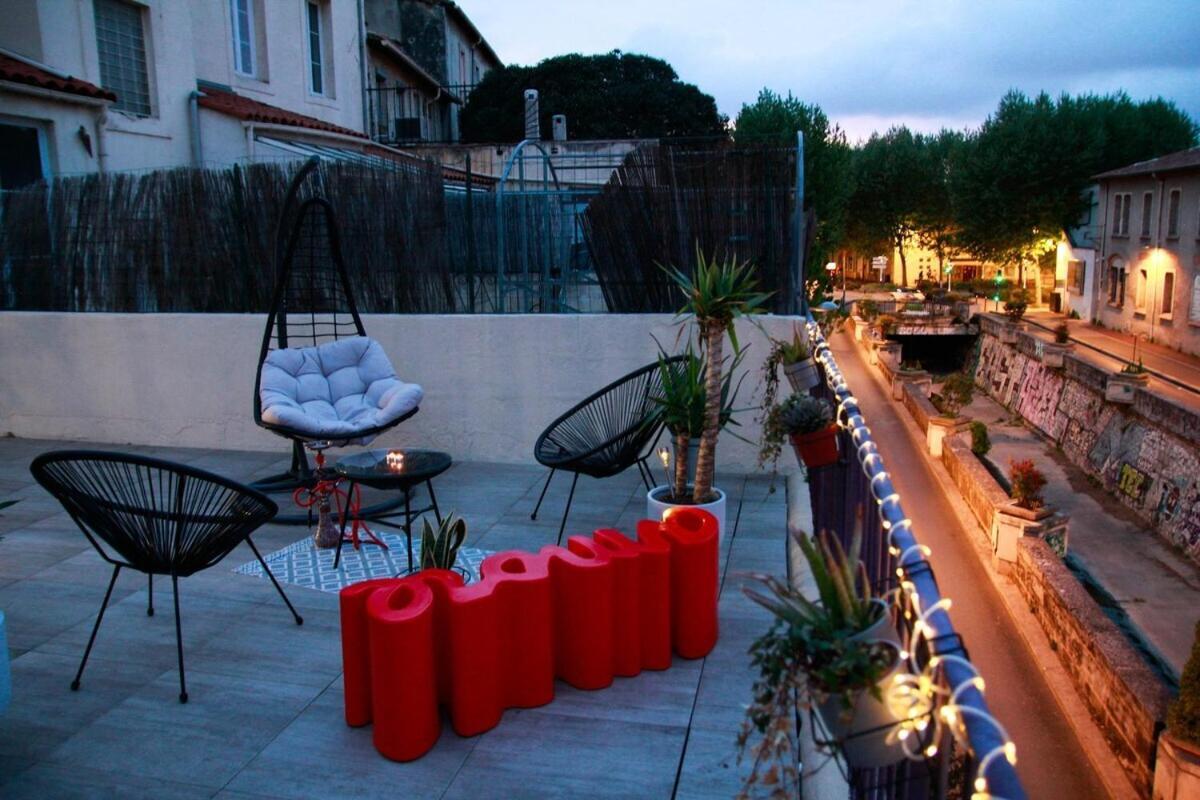 L'Amoureux - Terrasse Et Climatisation Coeur De Ville Montpellier Exterior foto