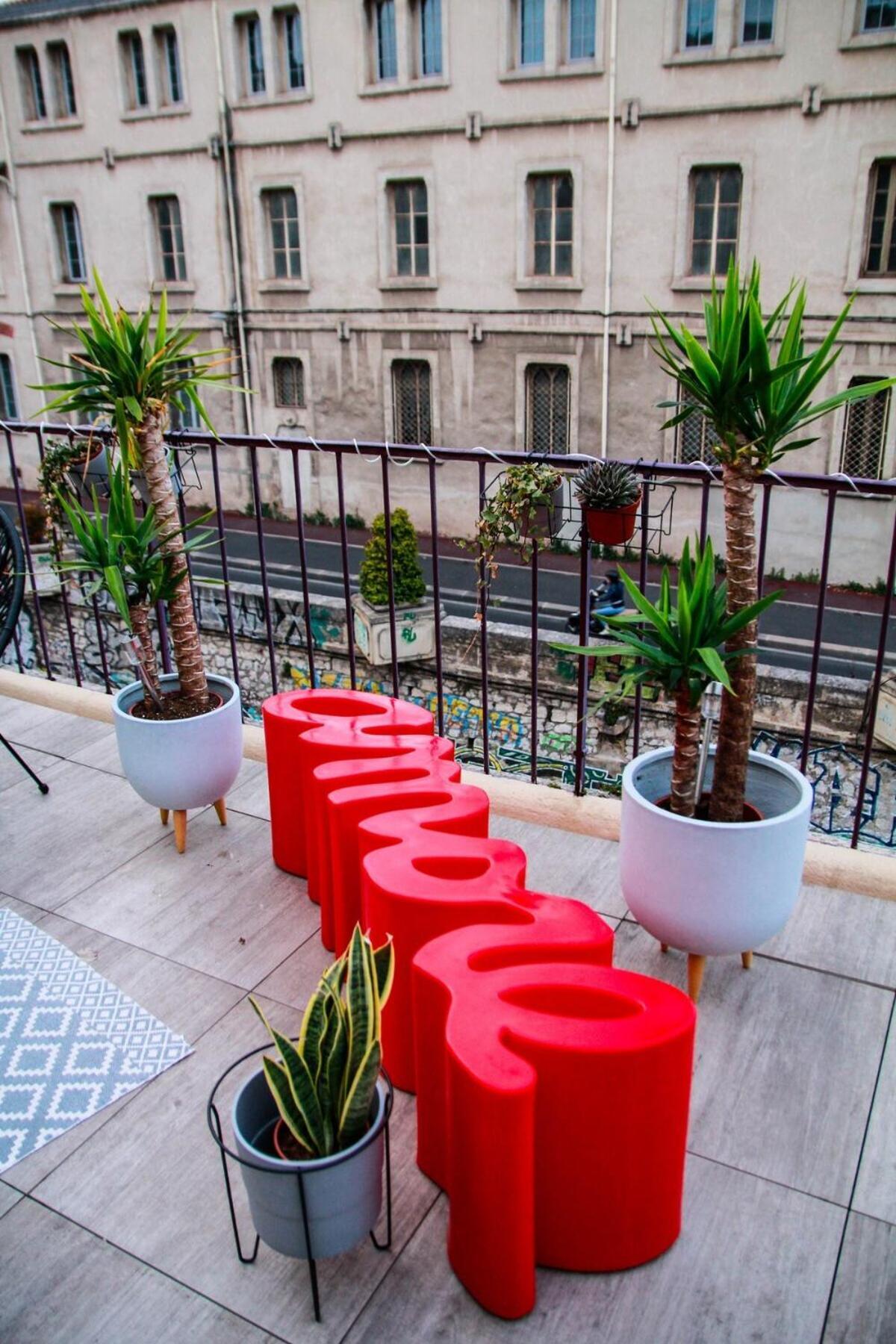 L'Amoureux - Terrasse Et Climatisation Coeur De Ville Montpellier Exterior foto